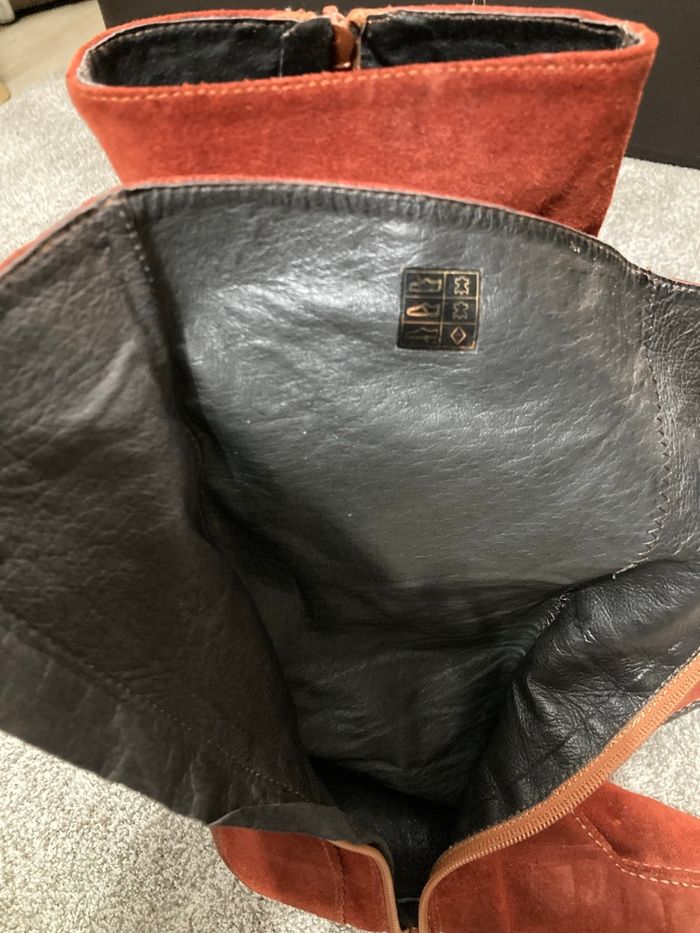 Bottes mi-hautes talon compensés - photo numéro 5