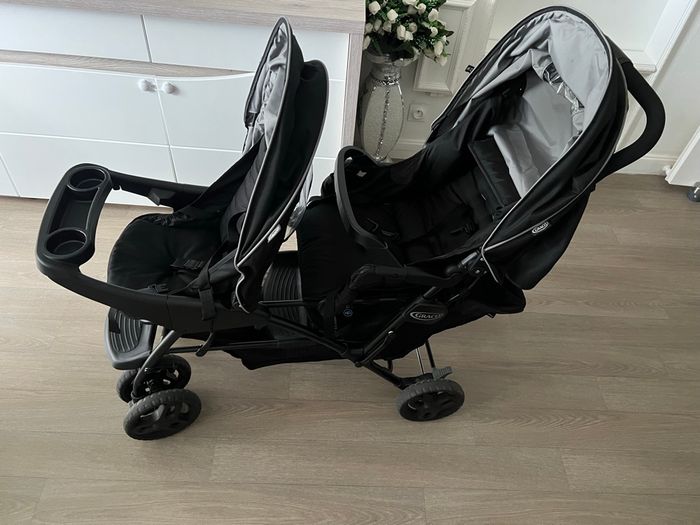 Poussette double graco