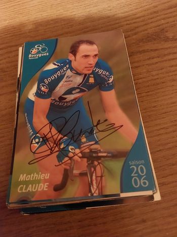 Coureurs cyclismes Mathieu Claude 