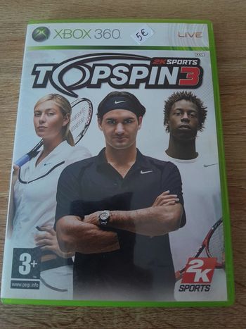 Jeu xbox 360 topspin3