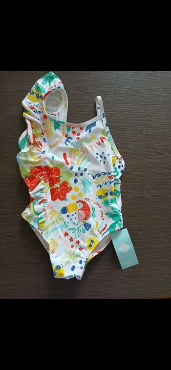 Maillot de bain une piece fille tex baby 23 mois