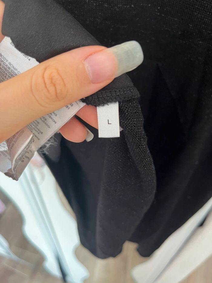 Pull noir avec détails pailletées argenté, Yessica, L - photo numéro 5
