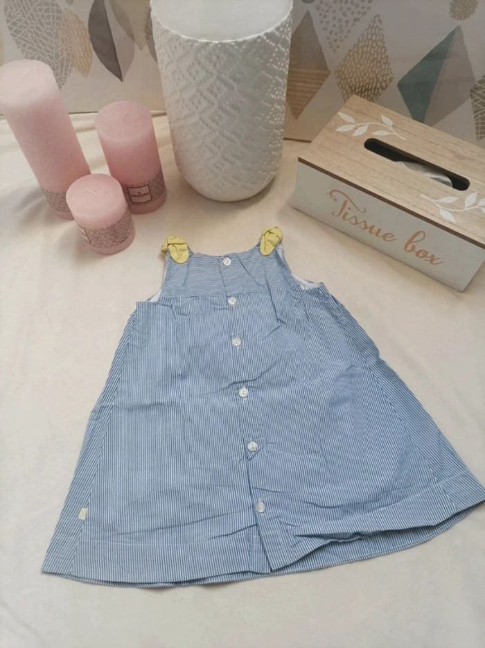 Robe légère style marinière Obaïbi 6 mois - photo numéro 2