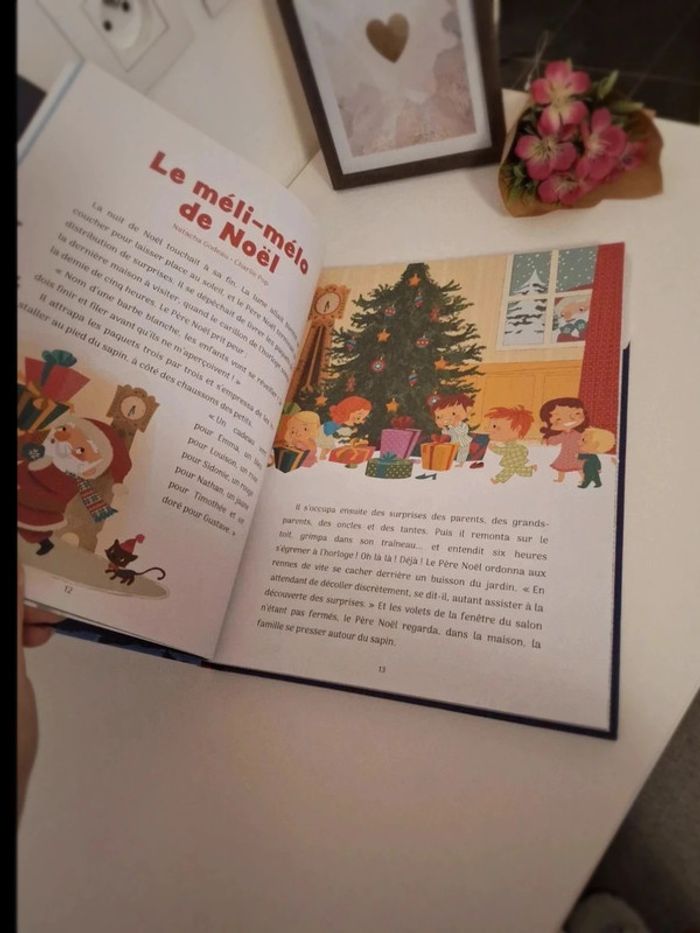 Livre calendrier de l'avent 24 histoire de Noël très bon état - photo numéro 3