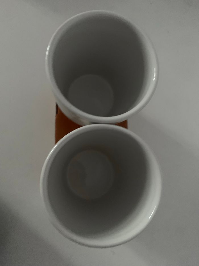 Mug  à café thé  marron gris blanc neuf - photo numéro 5