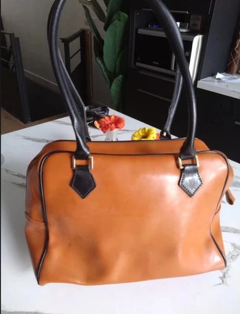 Sac a main retro vintage années 70 Camel briefing
