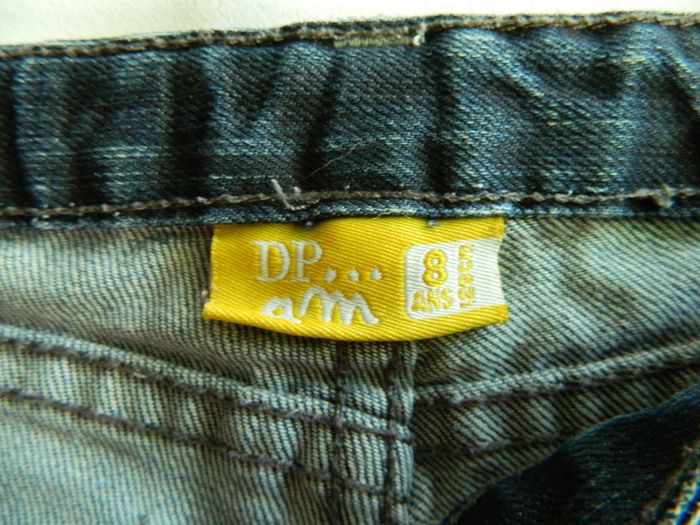 Jeans coupe droite T 8 ans "DPAM" - photo numéro 3