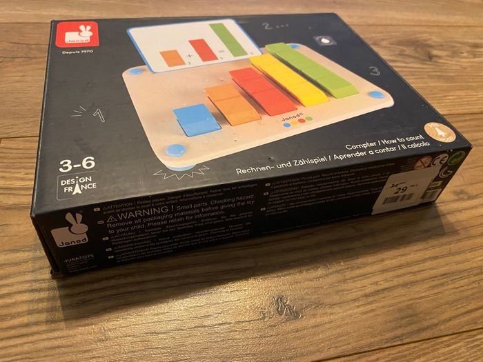 Jeu apprendre à compter en bois, Janod