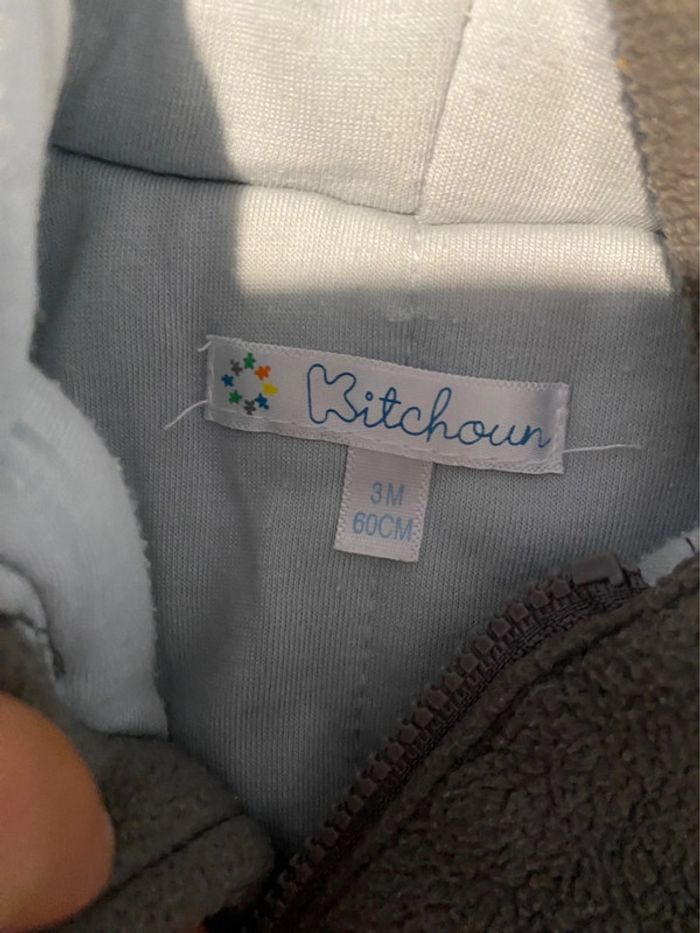 Doudoune grise et bleu - photo numéro 2