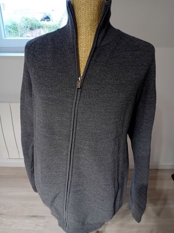 Gilet homme gris