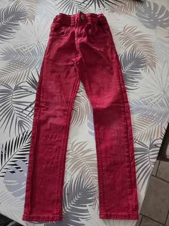 Pantalon skinny rouge