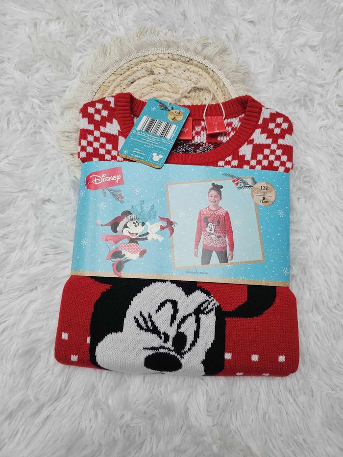 Pull Neuf Minnie Noel 8 Ans