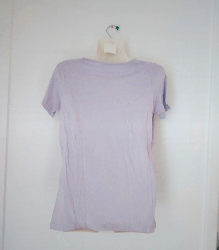 Tee-shirt vintage y2k col v femme - photo numéro 2