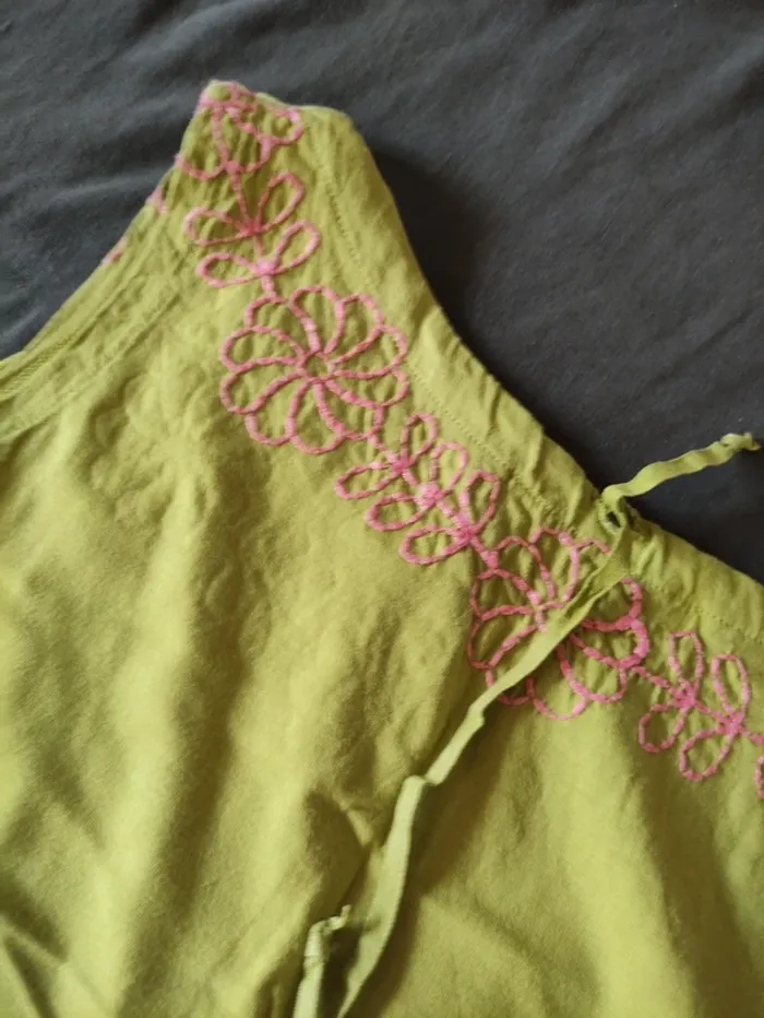 Robe droite brodée - photo numéro 11