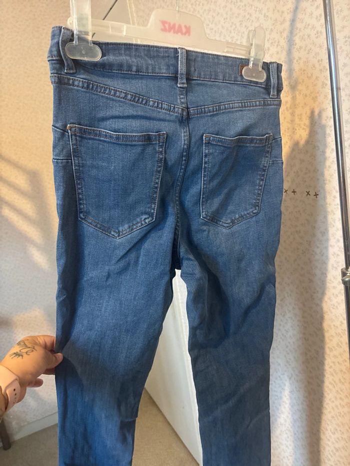 Jeans mon skinny bi stretch taille 34 marque camaïeu - photo numéro 4