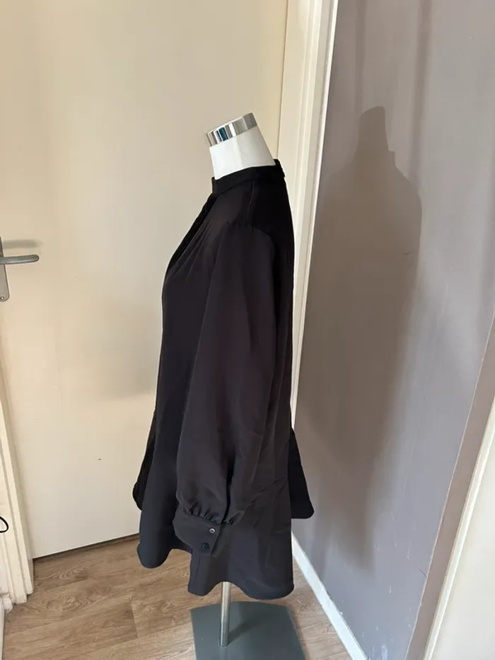 Zara robe casual manches longues noir, femme, taille L/40 - photo numéro 6