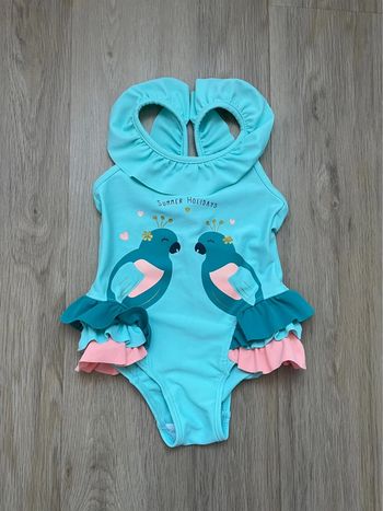 Maillot de bain Kiabi turquoise 12 mois