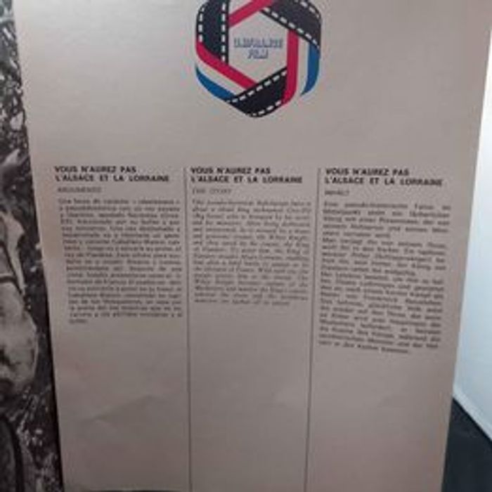 Affiche et synopsis du film vous n'aurez pas l'Alsace et la Lorraine - photo numéro 8