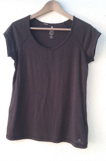 t-shirt noir Domyos femme