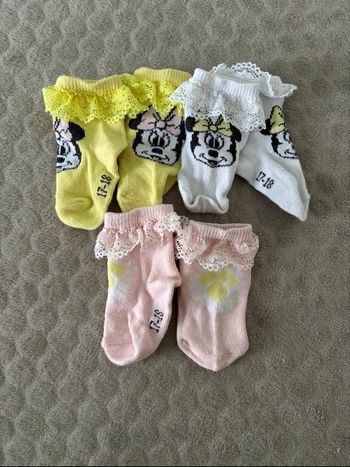3 paires de chaussettes Orchestra x Disney taille 17/18