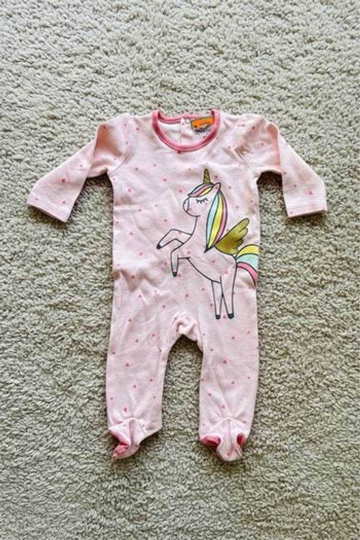 Pyjama licorne bébé fille taille 3 mois