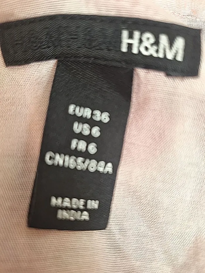 Belle robe fleurie sans manche H&M doublée S/36 - photo numéro 6