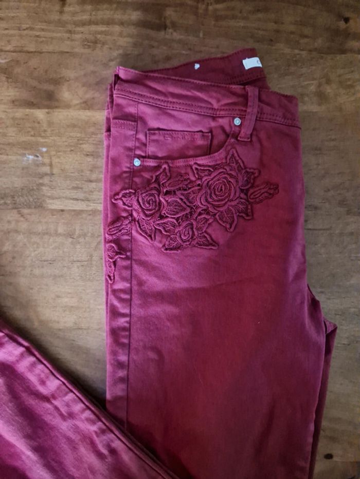 Pantalon slim taille haute - photo numéro 2