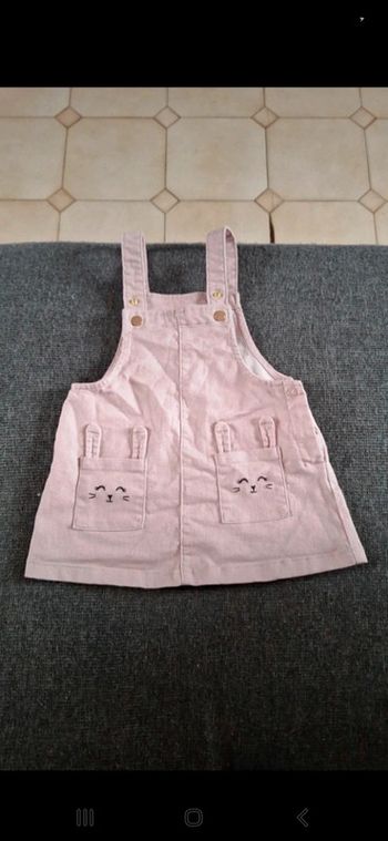 Robe à bretelles H&M 9mois 74cm 👻