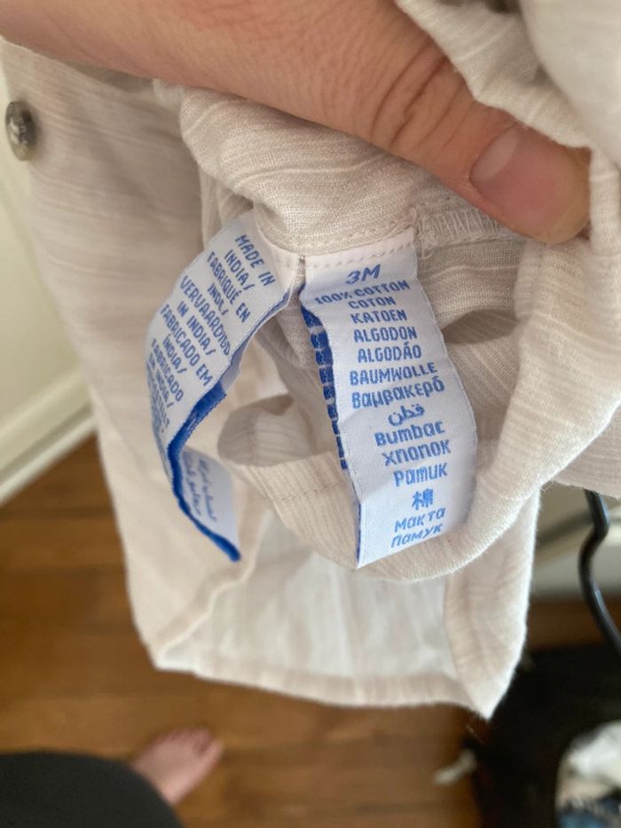 Chemise bébé Prémaman 3 mois - photo numéro 6