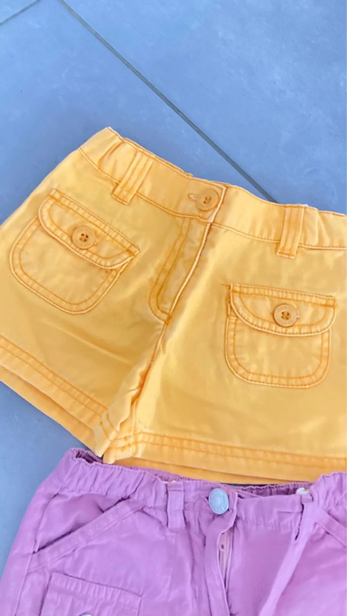 Lot ensemble short garde robe vêtement bébé fille enfant taille 3 ans - photo numéro 2