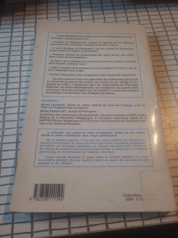 L'audit de l'établissement scolaire - photo numéro 2