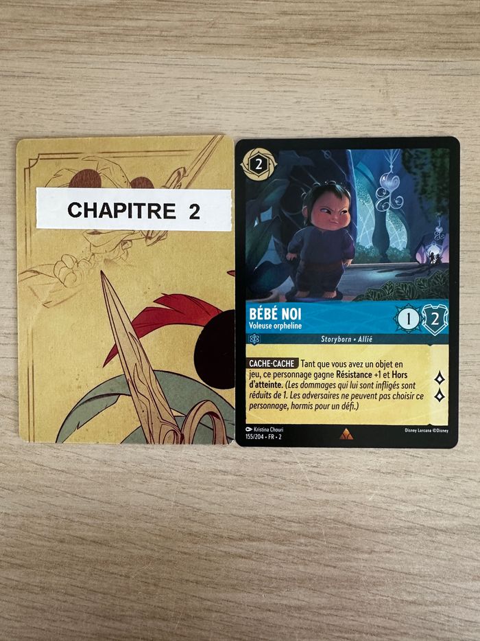 Lorcana chapitre 3 Bébé Noï voleuse orpheline