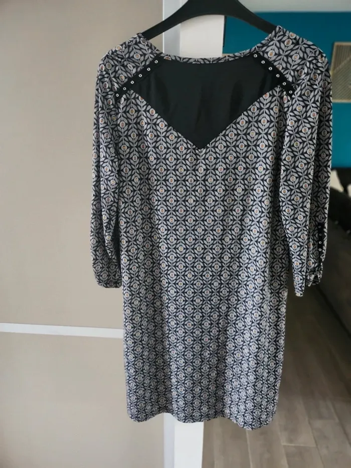 Robe blouse tunique manches 3/4 taille 40 formul en excellent état - photo numéro 2