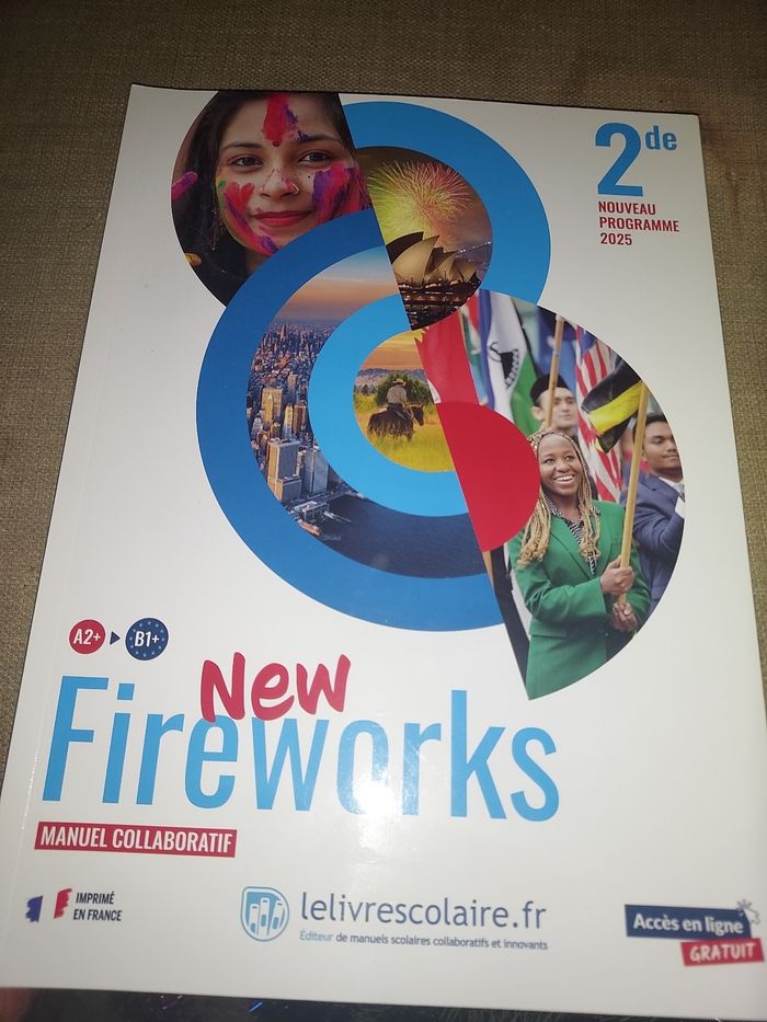 New firework seconde lelivrescolaire.fr état neuf manuel d'anglais seconde prix 10 € négociable