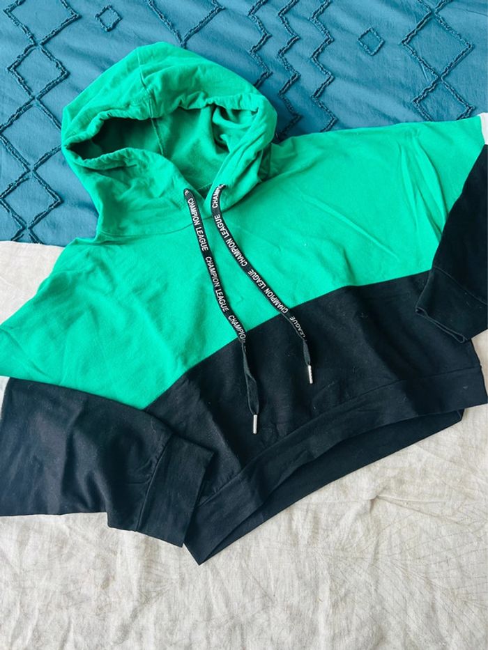 Crop sweat à capuche - tendance taille XS