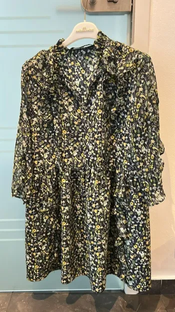 Blouse Tunique  Zara motif fleurs