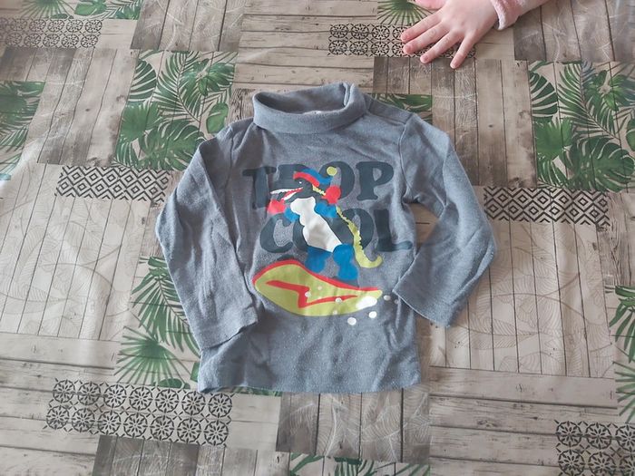 T-shirt colle coulé