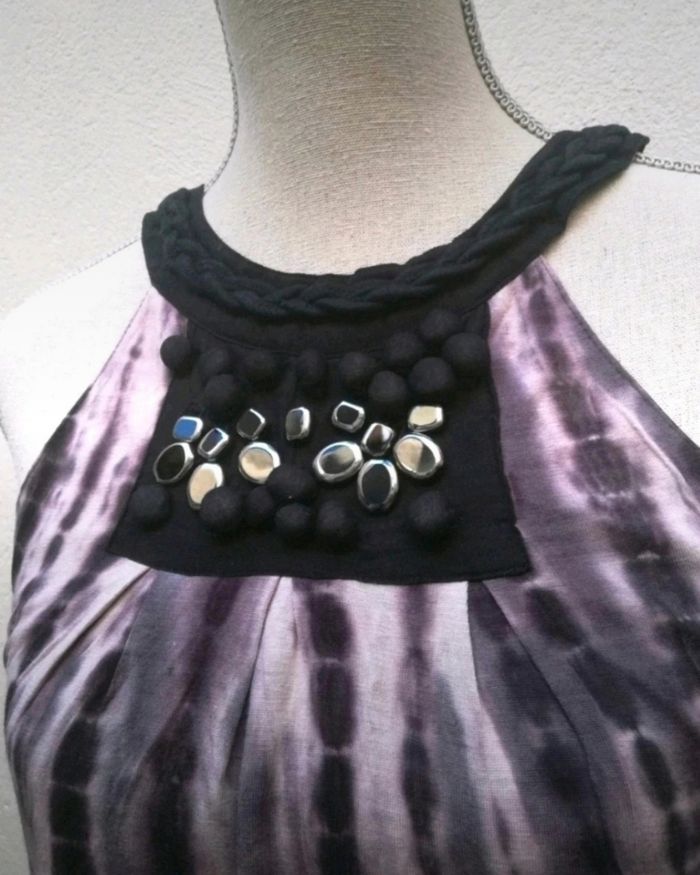 Robe d'été bijoux Zara taille M - photo numéro 3