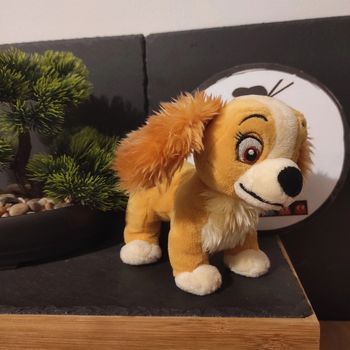 Doudou Belle Disney Belle Et Le Clochard Chien Marron Lady #geektradedoudou
