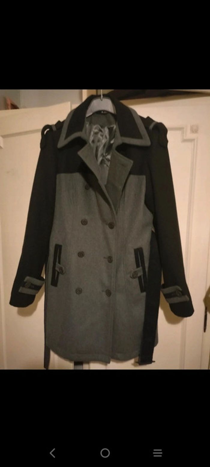 Manteaux k-zell noir et gris neuf jamais porté taille s