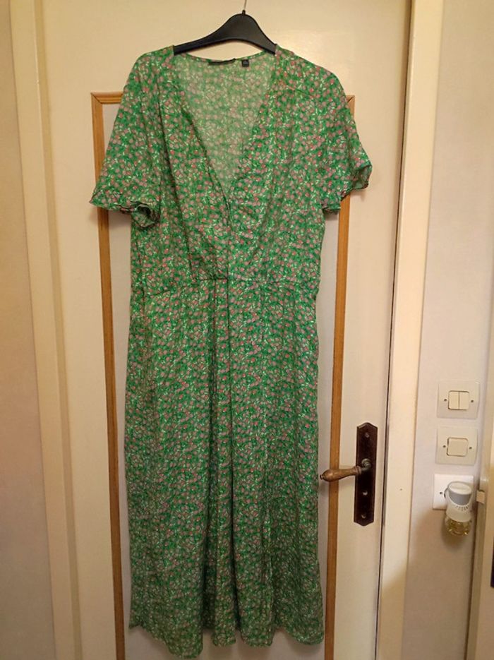 Robe longue fleurie