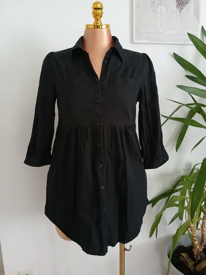 Tunique Noire H&M Taille L🌿💝 - photo numéro 6