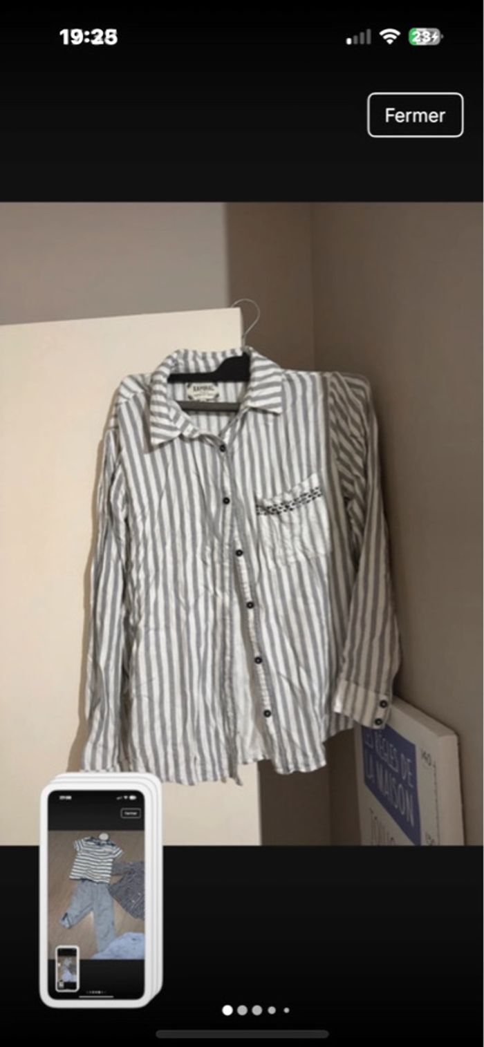 Chemise kaporal femme peu porté taille m