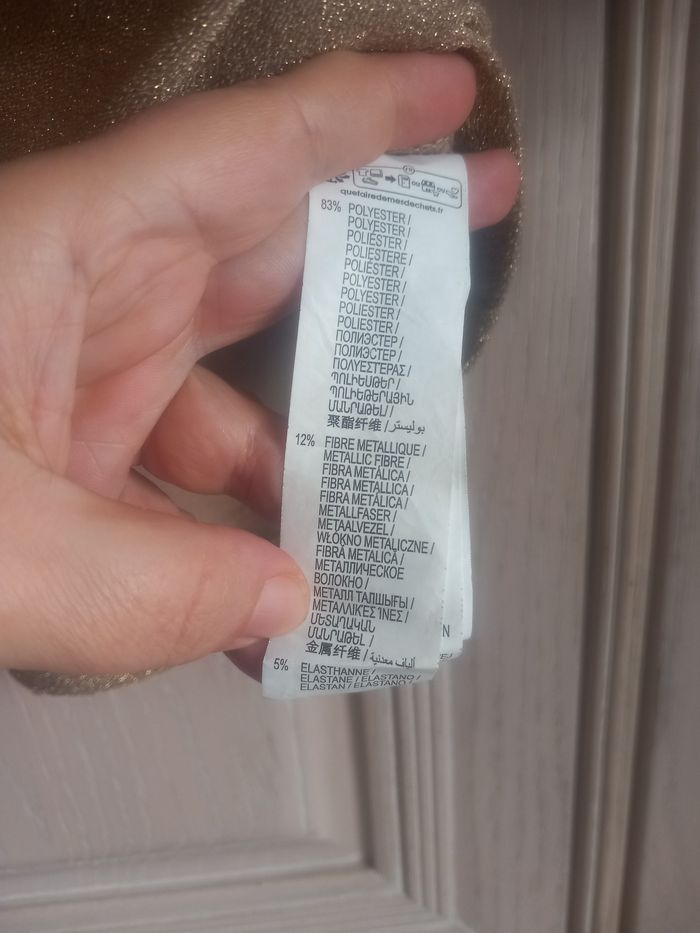 Robe manches longues pailletée 3 ans - photo numéro 6