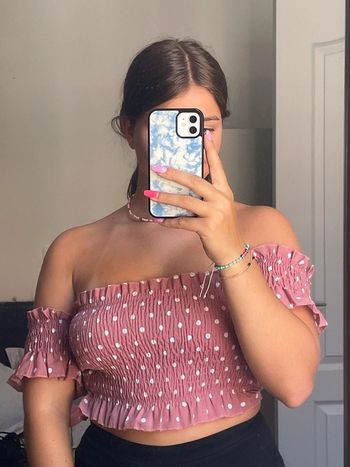 haut shein rose à poids