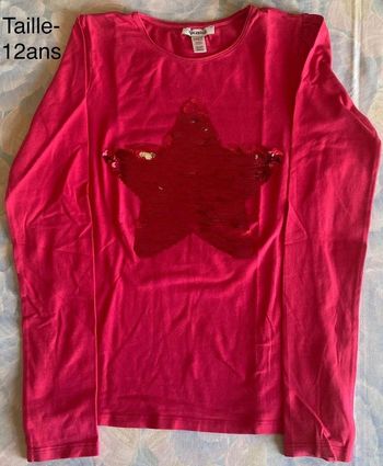 Tee-shirt manches longues OKAIDI  t.12ans