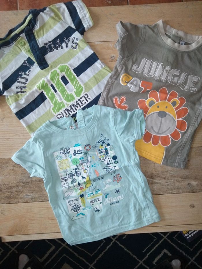 Lot de 3 tee-shirts 18m
