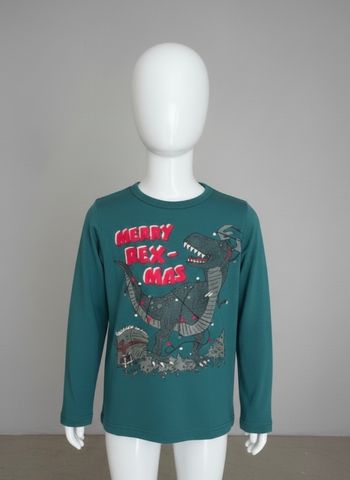 Tee shirt dinosaure noël