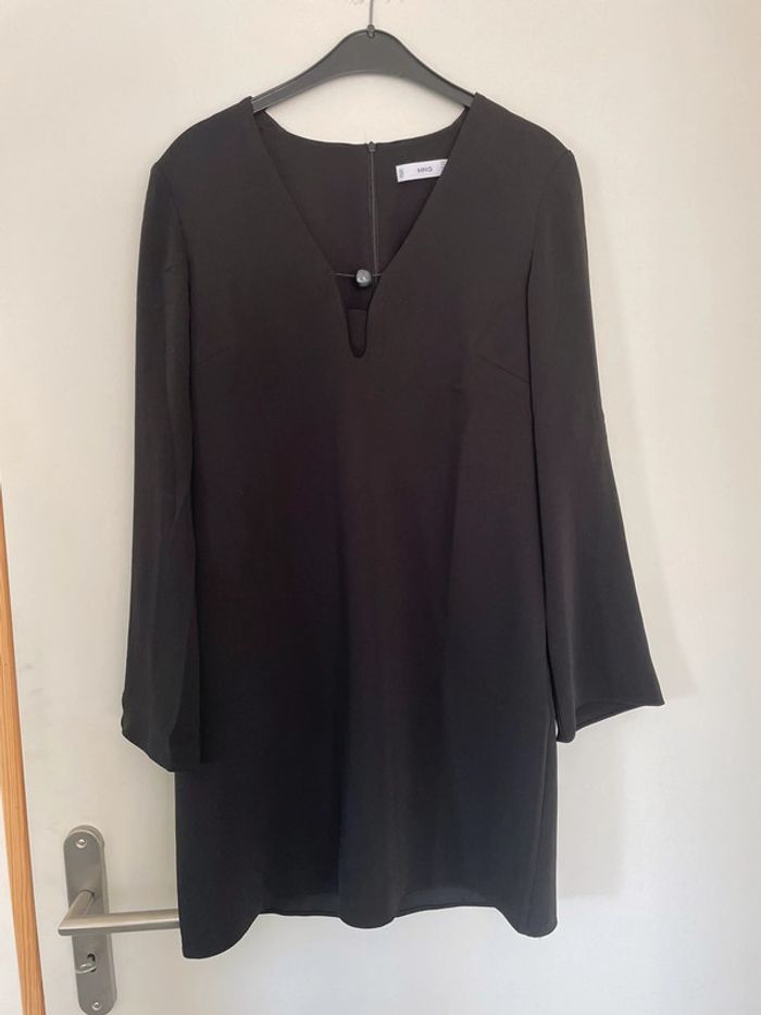 Robe longue manches 3/4
