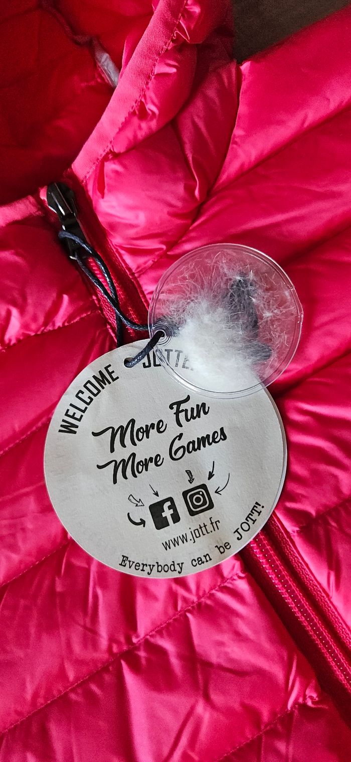 Doudoune légère femme Jott Cloé rose fuschia taille S - 36 - photo numéro 4